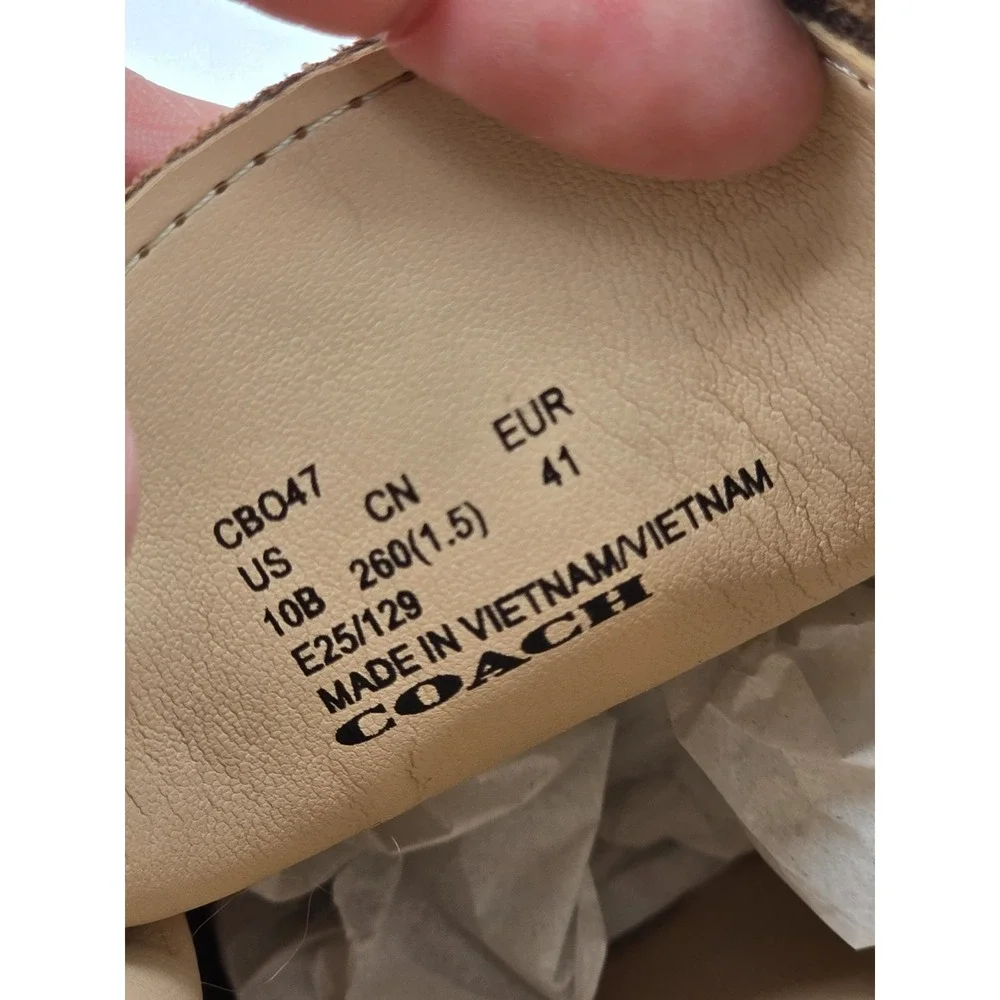 COACH Women's Sculpted C Chukka Boots Sz 10 B(M)- With‎ Coach Tag - Excellent